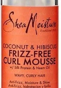 Korting 🔥 Shea Moisture Coconut & Hibiscus Frizz Free Curl Mousse 220 Ml ⭐