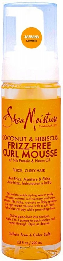 Korting 🔥 Shea Moisture Coconut & Hibiscus Frizz Free Curl Mousse 220 Ml ⭐ 6 Korting 🔥 Shea Moisture Coconut & Hibiscus Frizz Free Curl Mousse 220 Ml ⭐ - Afbeelding 4
