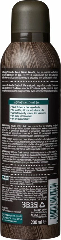 Groothandel ๐ Kneipp Men - Warm Woods - Douche Foam ๐ 6 Groothandel ๐ Kneipp Men - Warm Woods - Douche Foam ๐ - Afbeelding 4