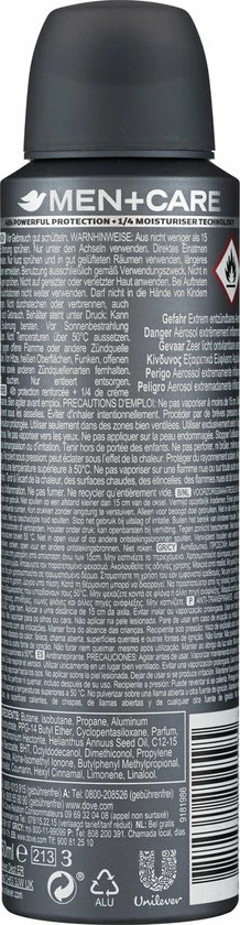 Top 10 π Dove Men+Care Clean Comfort Deodorant Spray - 4x 150ml - Voordeelverpakking π 8 Top 10 π Dove Men+Care Clean Comfort Deodorant Spray - 4x 150ml - Voordeelverpakking π - Afbeelding 6