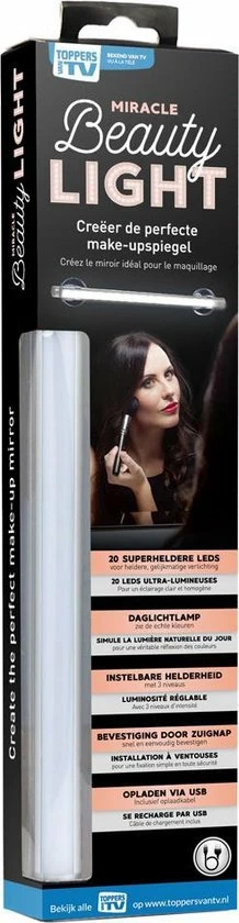 Goedkoop β Merkloos Miracle Beauty Light - Creëer De Perfecte Make-up Spiegel π 6 Goedkoop β Merkloos Miracle Beauty Light - Creëer De Perfecte Make-up Spiegel π - Afbeelding 4