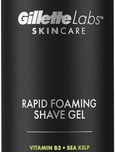 Gloednieuw 🛒 GilletteLabs Snel Schuimende Scheergel - Van Gillette Voor Mannen - Gemakkelijk Afspoelen - 198ml ⌛ -L'Oréal Shop 224x840 5