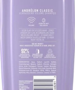 Korting β Andrélon Classic Verrassend Volume Shampoo - 6 X 300 Ml - Voordeelverpakking π 24 Korting β Andrélon Classic Verrassend Volume Shampoo - 6 X 300 Ml - Voordeelverpakking π -L'OrΓ©al Shop 274x840 1