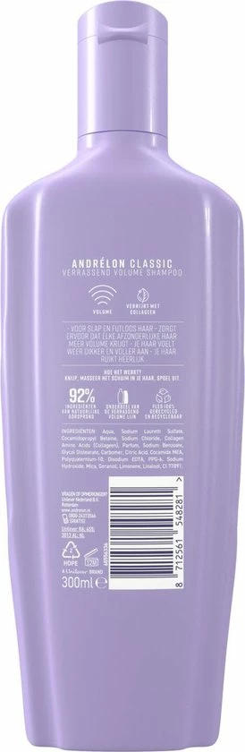 Korting β Andrélon Classic Verrassend Volume Shampoo - 6 X 300 Ml - Voordeelverpakking π 11 Korting β Andrélon Classic Verrassend Volume Shampoo - 6 X 300 Ml - Voordeelverpakking π - Afbeelding 9