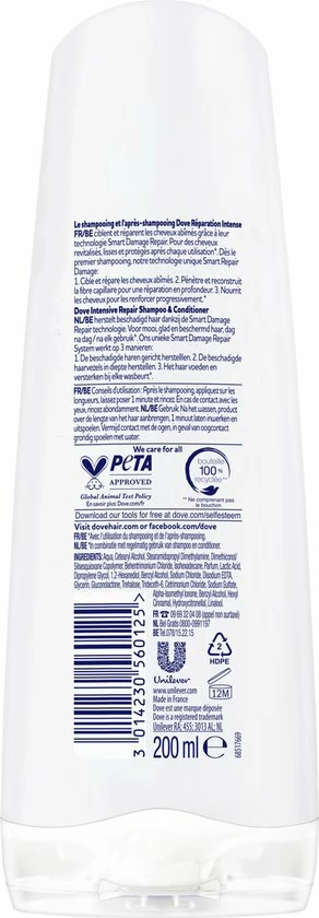 Kopen π Dove Intensive Repair Conditioner - 6 X 200 Ml - Voordeelverpakking π― 6 Kopen π Dove Intensive Repair Conditioner - 6 X 200 Ml - Voordeelverpakking π― - Afbeelding 4