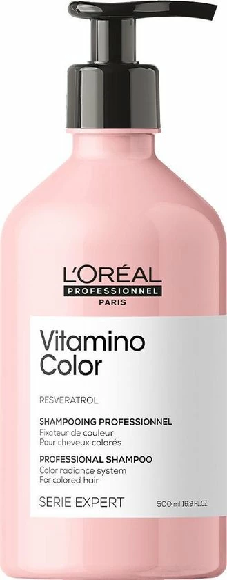 Coupon 🥰 L’Oréal Professionnel L'Oréal Professionnel Serie Expert Vitamino Color Shampoo 500 Ml - Vrouwen - Voor 💯 3 Coupon 🥰 L’Oréal Professionnel L'Oréal Professionnel Serie Expert Vitamino Color Shampoo 500 Ml - Vrouwen - Voor 💯