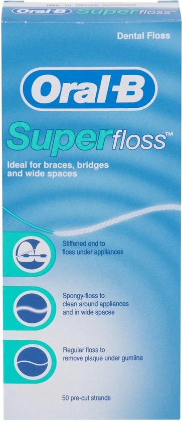 Coupon 💯 Oral B Oral-B Superfloss - 50 Stuks - Flosdraad 🧨 8 Coupon 💯 Oral B Oral-B Superfloss - 50 Stuks - Flosdraad 🧨 - Afbeelding 6