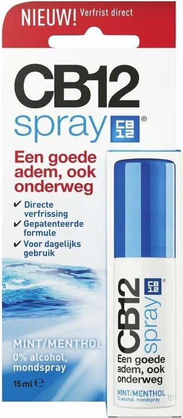 Goedkoopste ❤️ Cb12 Mondspray 15ml 🌟 3 Goedkoopste ❤️ Cb12 Mondspray 15ml 🌟
