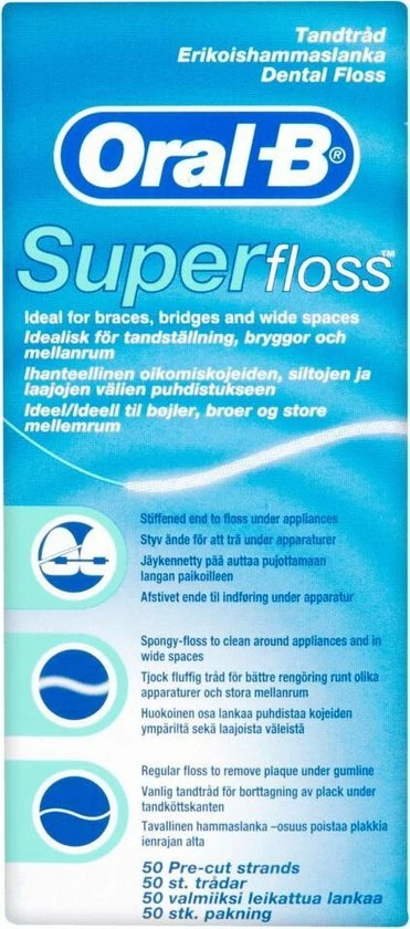 Coupon 💯 Oral B Oral-B Superfloss - 50 Stuks - Flosdraad 🧨 9 Coupon 💯 Oral B Oral-B Superfloss - 50 Stuks - Flosdraad 🧨 - Afbeelding 7