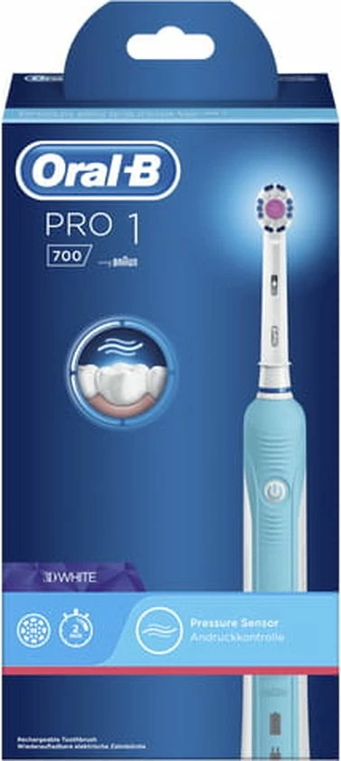 Uitgang π₯ Oral B Oral-B Pro 1 700 - Oplaadbare Elektrische Tandenborstel - Powered By Braun - Blauw π 15 Uitgang π₯ Oral B Oral-B Pro 1 700 - Oplaadbare Elektrische Tandenborstel - Powered By Braun - Blauw π - Afbeelding 13