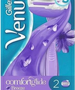 Aanbiedingen ⌛ Gillette Breeze Starter Met 2 X Scheermesjes - Gillette Venus ComfortGlide BREEZE Voor Vrouwen - Persoonlijke Verzorging - Scheermesjes – Gillette. ⌛