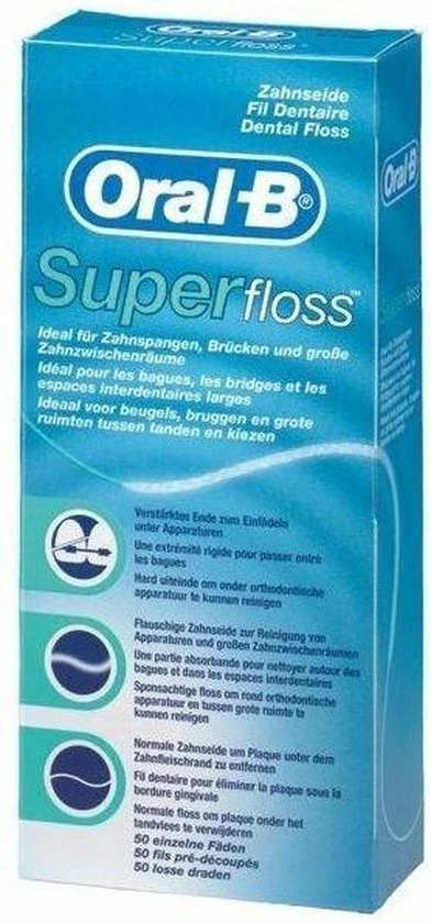 Coupon 💯 Oral B Oral-B Superfloss - 50 Stuks - Flosdraad 🧨 10 Coupon 💯 Oral B Oral-B Superfloss - 50 Stuks - Flosdraad 🧨 - Afbeelding 8