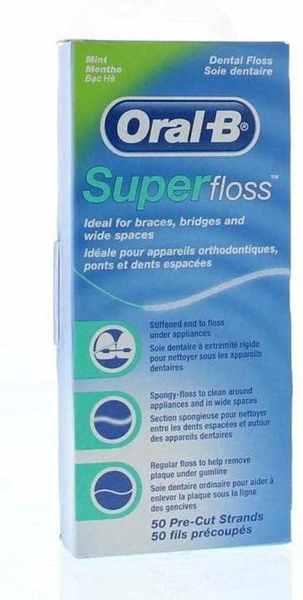 Coupon 💯 Oral B Oral-B Superfloss - 50 Stuks - Flosdraad 🧨 12 Coupon 💯 Oral B Oral-B Superfloss - 50 Stuks - Flosdraad 🧨 - Afbeelding 10