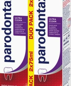 Promo ⌛ Parodontax Ultra Clean - Tandpasta - Tegen Bloedend Tandvlees - 2x75 Ml ✨ 25 Promo ⌛ Parodontax Ultra Clean - Tandpasta - Tegen Bloedend Tandvlees - 2x75 Ml ✨ -L'Oréal Shop 433x840 4