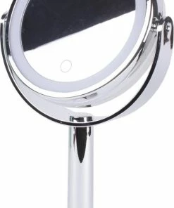 Nieuw 😍 Benson Make-Up Spiegel - LED Touch - Dimbaar - 2-Zijdig - Chroom 👏