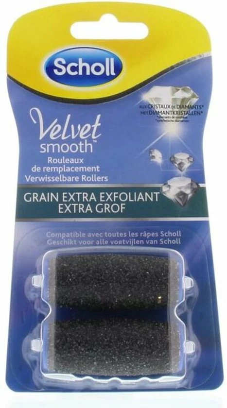 Gloednieuw ✨ Scholl Velvet Smooth - Navulling Eeltverwijderaar - Extra Grof - Voetvijl - 2 Stuks ❤️ 3 Gloednieuw ✨ Scholl Velvet Smooth - Navulling Eeltverwijderaar - Extra Grof - Voetvijl - 2 Stuks ❤️