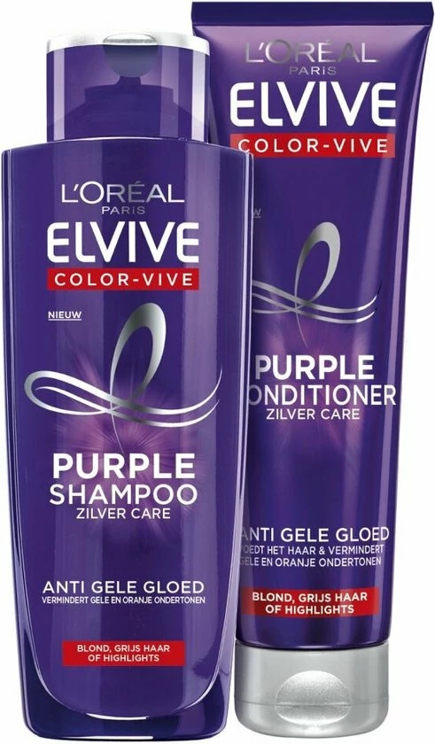 Goedkoop ❤️ L’Oréal Paris L'Oréal Paris Elvive Color Vive Purple Zilver Shampoo - 6 X 200 Ml - Voordeelverpakking 😍 5 Goedkoop ❤️ L’Oréal Paris L'Oréal Paris Elvive Color Vive Purple Zilver Shampoo - 6 X 200 Ml - Voordeelverpakking 😍 - Afbeelding 3