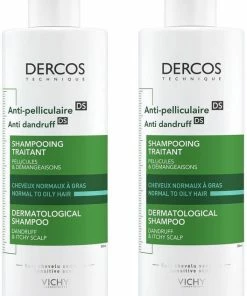Aanbiedingen 😀 Vichy Dercos Anti-roos Shampoo Voor Normaal Tot Vet Haar - 2x390ml 🥰