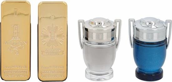 Beste recensies van ⭐ Paco Rabanne Travel Retail Exclusives Giftset - 1 Million EDT 5 Ml + 1 Million Parfum 5 Ml + Invictus EDT 5 Ml + Invictus Legend EDP 5 Ml - Cadeauset Voor Heren 🛒 4 Beste recensies van ⭐ Paco Rabanne Travel Retail Exclusives Giftset - 1 Million EDT 5 Ml + 1 Million Parfum 5 Ml + Invictus EDT 5 Ml + Invictus Legend EDP 5 Ml - Cadeauset Voor Heren 🛒 - Afbeelding 2