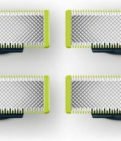 Beste deal 😀 Merkloos Oneblade Mesjes - Vervangmesjes Voor Philips One Blade - 4 Stuks - Voor Gezicht En Lichaam ⌛