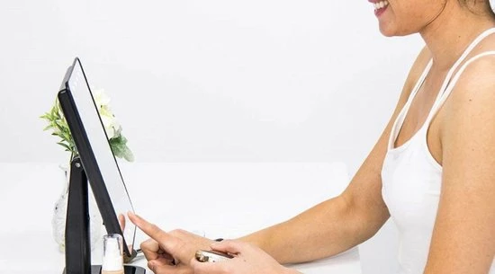 Aanbiedingen 🥰 HUISSON Make Up Spiegel Met Verlichting 24 LED Lampen Scheerspiegel Vergrootspiegel 😍 9 Aanbiedingen 🥰 HUISSON Make Up Spiegel Met Verlichting 24 LED Lampen Scheerspiegel Vergrootspiegel 😍 - Afbeelding 7