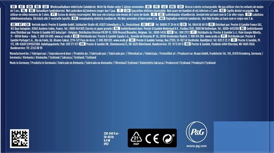 Hete verkoop β€οΈ Oral B Oral-B PRO 2 2500 - Zwart - Elektrische Tandenborstel - Met Reisetui π 11 Hete verkoop β€οΈ Oral B Oral-B PRO 2 2500 - Zwart - Elektrische Tandenborstel - Met Reisetui π - Afbeelding 9