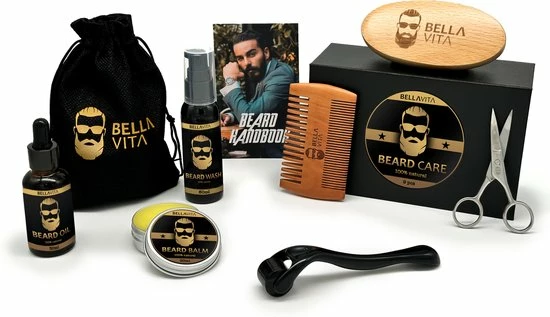 Beste Pirce ✔️ BELLAVITA Baardgroei Kit - 9 Delig - Baardgroei Set - Baardolie - Baard Set - Baard - Giftset - Black Friday - Sinterklaas - Kerst - Baardverzorging - Baardbalsem - Baardgroei - Cadeau - 100% Natuurlijk ✔️ 3 Beste Pirce ✔️ BELLAVITA Baardgroei Kit - 9 Delig - Baardgroei Set - Baardolie - Baard Set - Baard - Giftset - Black Friday - Sinterklaas - Kerst - Baardverzorging - Baardbalsem - Baardgroei - Cadeau - 100% Natuurlijk ✔️