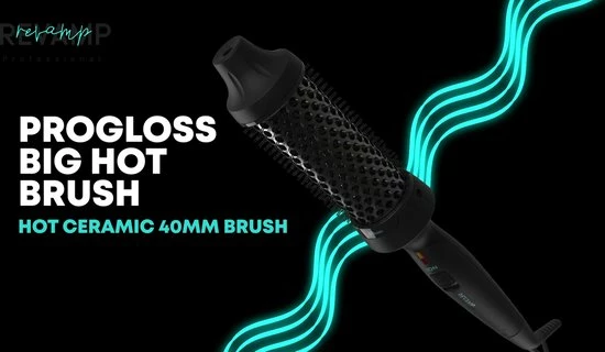 Nieuw 🤩 Revamp Progloss Keramische Warmteborstel - 40 Mm Krulborstel - 3 Meter Salonkabel - Fohnborstels ✔️ 4 Nieuw 🤩 Revamp Progloss Keramische Warmteborstel - 40 Mm Krulborstel - 3 Meter Salonkabel - Fohnborstels ✔️ - Afbeelding 2