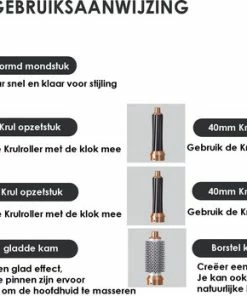 Gloednieuw 👍 Wenyi Airwrap Krultang 7 In 1 - Hairwrap En Airstyler - Fohn Borstel - Met Lederen Opbergbox ❤️ -L'Oréal Shop 550x348