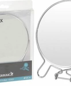 Promo ✔️ Eleganza Ronde Make-up Spiegel Met Vergroting Kantelbaar 🔥
