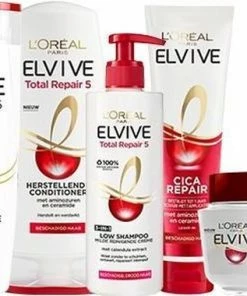 Goedkoopste 🎁 L’Oréal Paris Elvive Total Repair 5 Shampoo - 6x 250 Ml - Voordeelverpakking 🧨 -L'Oréal Shop 550x380 4