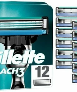 Goedkoop ⌛ Gillette Scheermesjes Mach 3 12 Stuks 💯