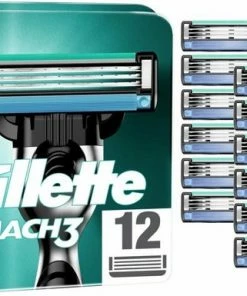 Goedkoop 👏 Gillette Scheermesjes Mach3 12 Stuks 🛒