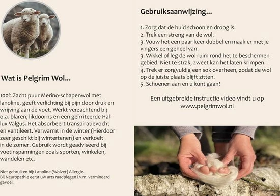 Kopen ✨ Merkloos 45 Gram - Pelgrim Wol Antidruk Wandelwol - Nummer *1* Anti Druk Wol Voor Voeten - Natuurlijke Teenspreider En Blarenpleisters - Hallux Valgus - 100% Merino Wol - Voorkomt En Verzacht Voetongemak ✔️ 7 Kopen ✨ Merkloos 45 Gram - Pelgrim Wol Antidruk Wandelwol - Nummer *1* Anti Druk Wol Voor Voeten - Natuurlijke Teenspreider En Blarenpleisters - Hallux Valgus - 100% Merino Wol - Voorkomt En Verzacht Voetongemak ✔️ - Afbeelding 5