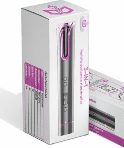 Nieuw 😀 MoreWomen® Automatische Krultang - Draadloze Krultang - 150°C-200°C - Oplaadbaar & Met Opzetstukken 👍 -L'Oréal Shop 550x403 3