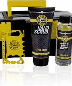 Groothandel 🔔 Accentra Verjaardag Cadeau Mannen - Gereedschapskist Met Mannen Verzorgingsproducten - Bath & Body - Musk - Giftset Man, Vader, Vriend, Papa, Broer - Grappig 🌟