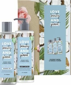 Hete verkoop ✨ Love Beauty And Planet Coconut Water & Mimosa Flower Geschenkset - Douchegel, Bodylotion En Shampoo - Het Ideale Cadeau Voor Iedere Gelegenheid 🧨 -L'Oréal Shop 550x405 3