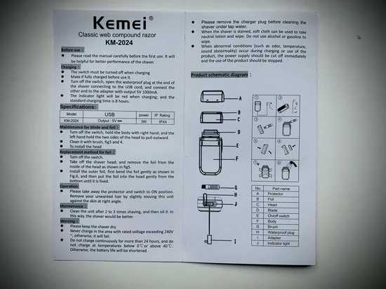 Goedkoopste π Kemei 2024 Shaver Scheerapparaat - Shaver - Scheerapparaat - Scheerapparaat Mannen - Scheerapparaat Vrouw - Zakformaat - Scheren - Scheerapparaat Hoofd π― 5 Goedkoopste π Kemei 2024 Shaver Scheerapparaat - Shaver - Scheerapparaat - Scheerapparaat Mannen - Scheerapparaat Vrouw - Zakformaat - Scheren - Scheerapparaat Hoofd π― - Afbeelding 3