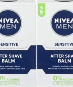 Groothandel ✨ Nivea Men Sensitive After Shave Balsem - Duopak - 2 X 100 Ml 😍