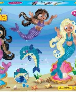 Aanbiedingen 👏 Hama Strijkkralen Zeemeerminnen Set 4000 Stuks Multicolor/Glitter ✨