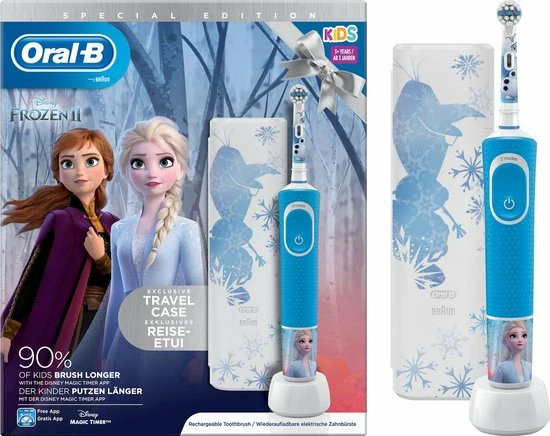 Promo π Oral B Oral-B Kids Frozen 2 - Elektrische Tandenborstel - Powered By Braun - 1 Handvat En 1 Opzetborstel π 18 Promo π Oral B Oral-B Kids Frozen 2 - Elektrische Tandenborstel - Powered By Braun - 1 Handvat En 1 Opzetborstel π - Afbeelding 16