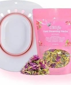 Nieuw 🌟 URlife® - Vaginale Stoombad- Helpt Tegen Schimmelinfecties, Geur En Meer- Vaginale Gezondheid- Vaginale Verzorging + Reiniging- Vagina Douche / Bad 🎉