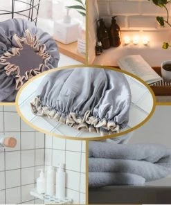 Top 10 😀 Merkloos Grijze Douchemuts Dames / Volwassenen / Meiden - Luxe Douchemuts - Shower Cap (Vagabond Model) 🌟 -L'Oréal Shop 550x440 2
