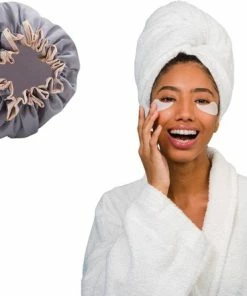 Top 10 😀 Merkloos Grijze Douchemuts Dames / Volwassenen / Meiden - Luxe Douchemuts - Shower Cap (Vagabond Model) 🌟 -L'Oréal Shop 550x441 2