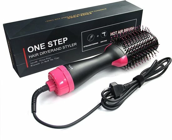 Goedkoop π Easy Life | Föhnborstel 3-in-1 Keramische Magic Hair-Brush - Föhnen Stijlen Krullen - Lang Haar - Roze/zwart 𧨠7 Goedkoop π Easy Life | Föhnborstel 3-in-1 Keramische Magic Hair-Brush - Föhnen Stijlen Krullen - Lang Haar - Roze/zwart 𧨠- Afbeelding 5