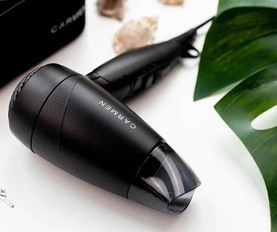 Beste Verkoop ✨ Carmen Tiny Travel TD1215 - Compacte Reisföhn - 1200 Watt - Dual Voltage - Zwart 🥰 7 Beste Verkoop ✨ Carmen Tiny Travel TD1215 - Compacte Reisföhn - 1200 Watt - Dual Voltage - Zwart 🥰 - Afbeelding 5