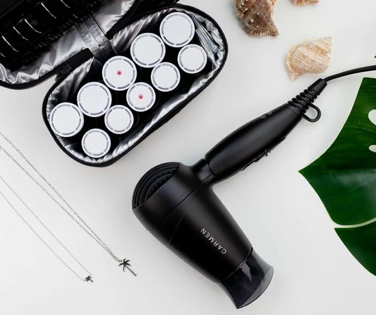 Beste Verkoop ✨ Carmen Tiny Travel TD1215 - Compacte Reisföhn - 1200 Watt - Dual Voltage - Zwart 🥰 8 Beste Verkoop ✨ Carmen Tiny Travel TD1215 - Compacte Reisföhn - 1200 Watt - Dual Voltage - Zwart 🥰 - Afbeelding 6