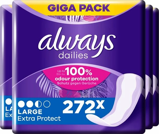 Beste recensies van π― Always Dailies Large Extra Protect Inlegkruisjes - Voordeelverpakking 4 X 68 Stuks π 3 Beste recensies van π― Always Dailies Large Extra Protect Inlegkruisjes - Voordeelverpakking 4 X 68 Stuks π
