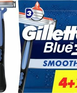 Gloednieuw 🧨 Gillette Blue3 Smooth 4+2 Stuks 🎉
