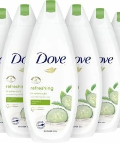 Beste Pirce 😉 Dove Douchegel Go Fresh Refreshing - 6 X 250 Ml - Voordeelverpakking 😀